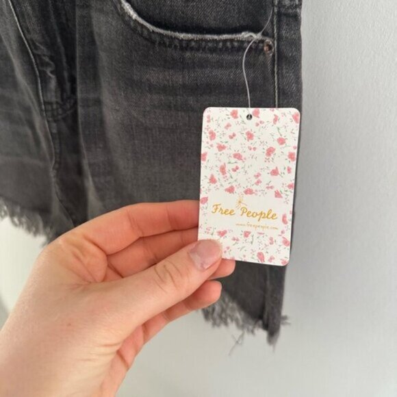 NWT- FREE PEOPLE MAVERICK DENIM SKIRT - Picture 3 of 12